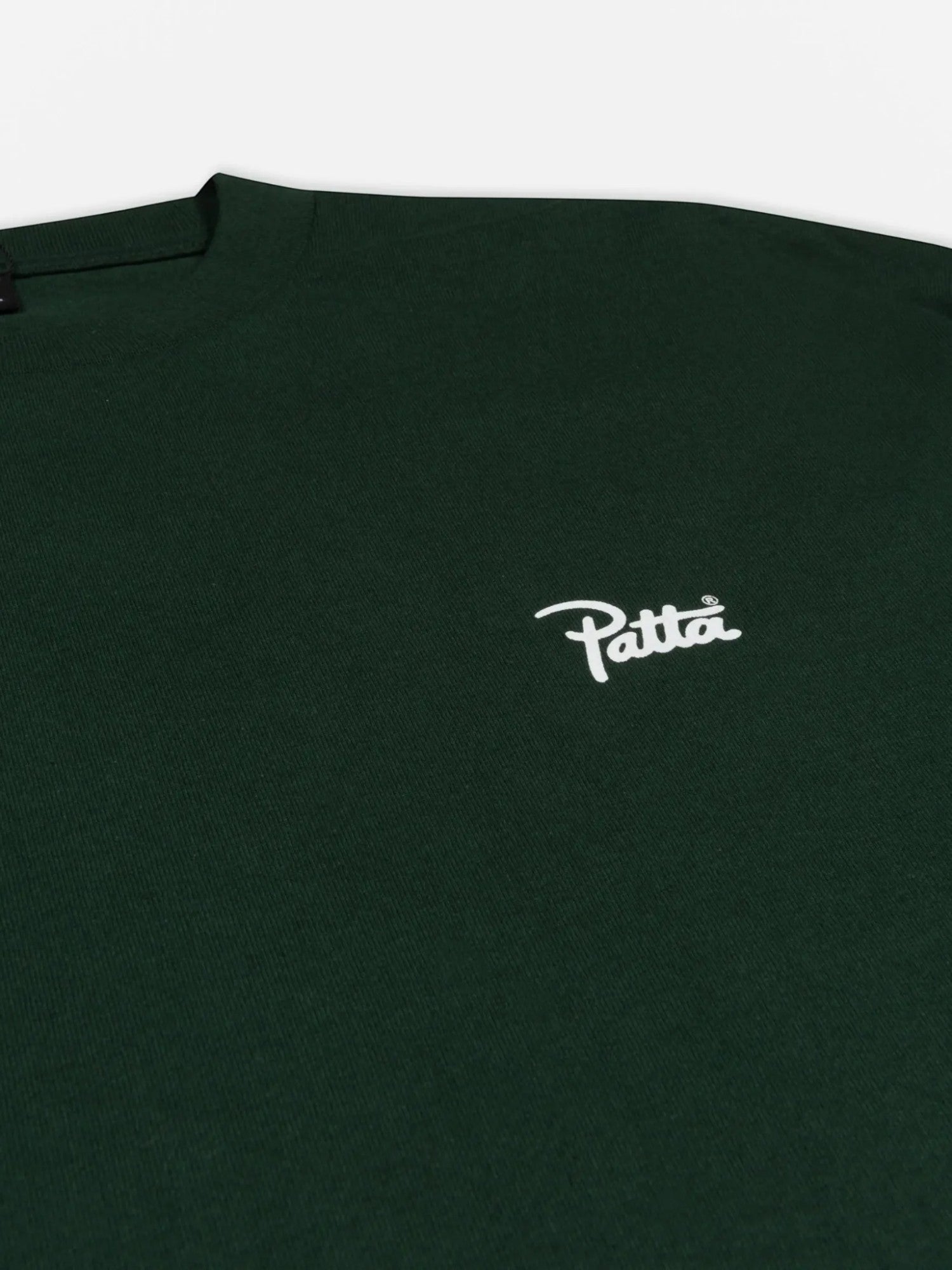Dark Green 'Script Logo' Tee