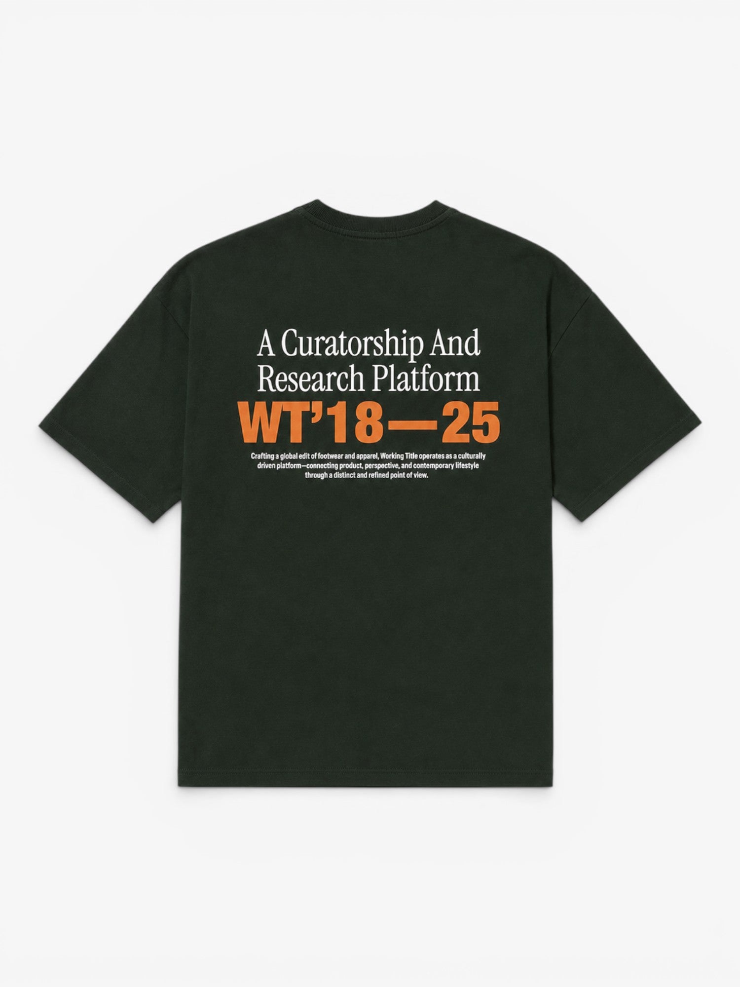 Dark Green 'WT 18-25' Classic Tee