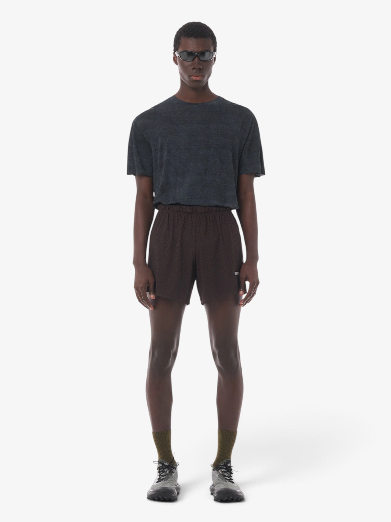 Deep Mahogany Space‑O™ 5" Shorts