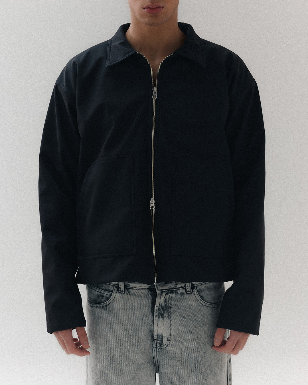 Black Double Zip Jacket