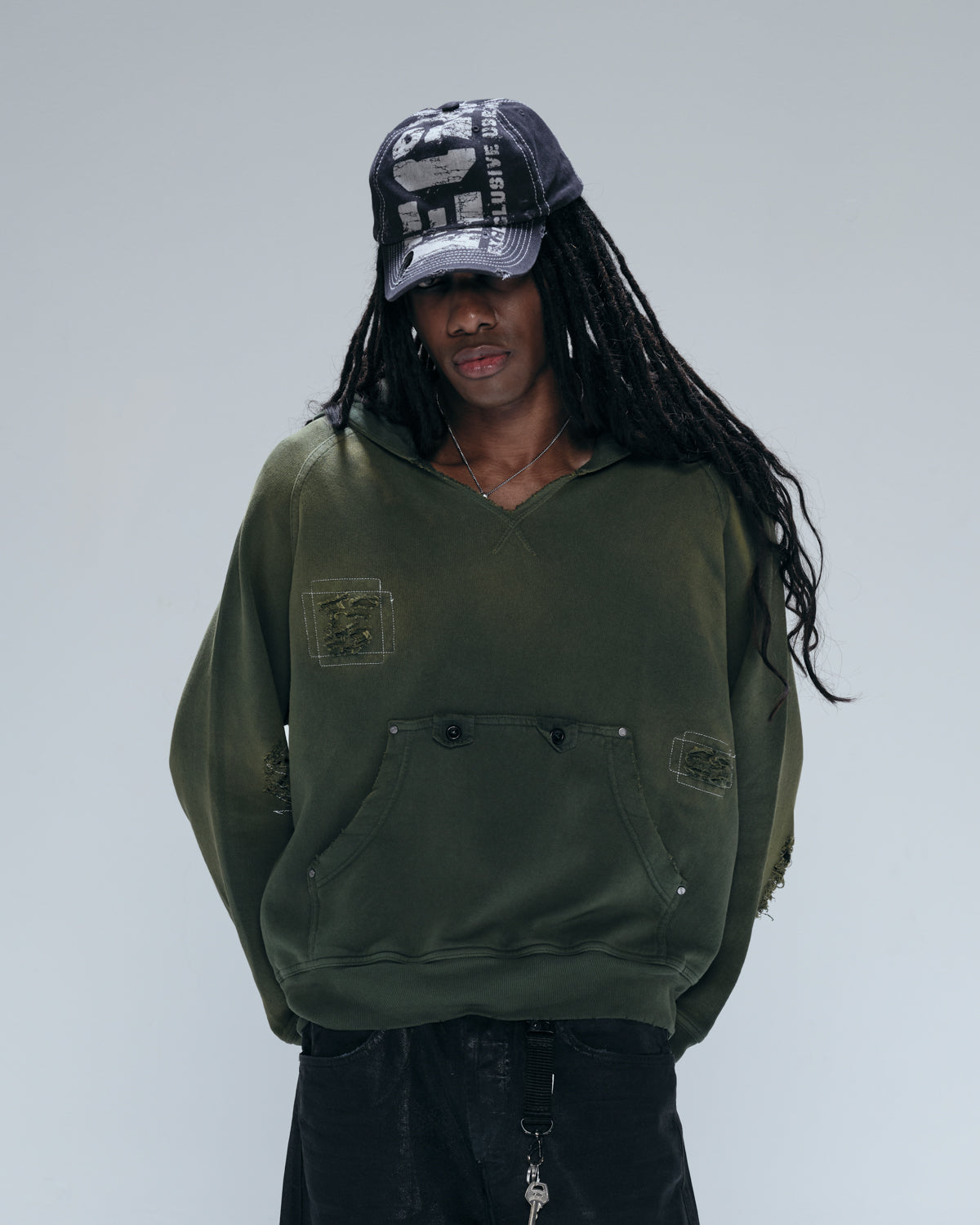 Dirty Green 'Void' Hoodie