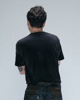 Black Washed 'Gnosis' Regular Gaze Tee