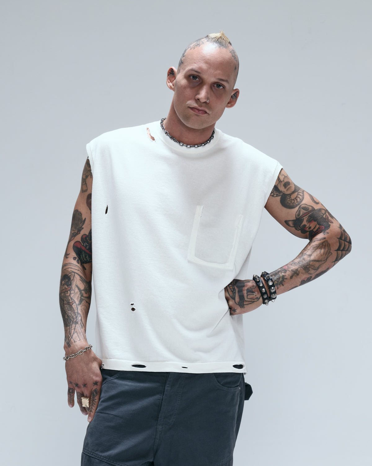 Off-White 'Trashed' Tank Top