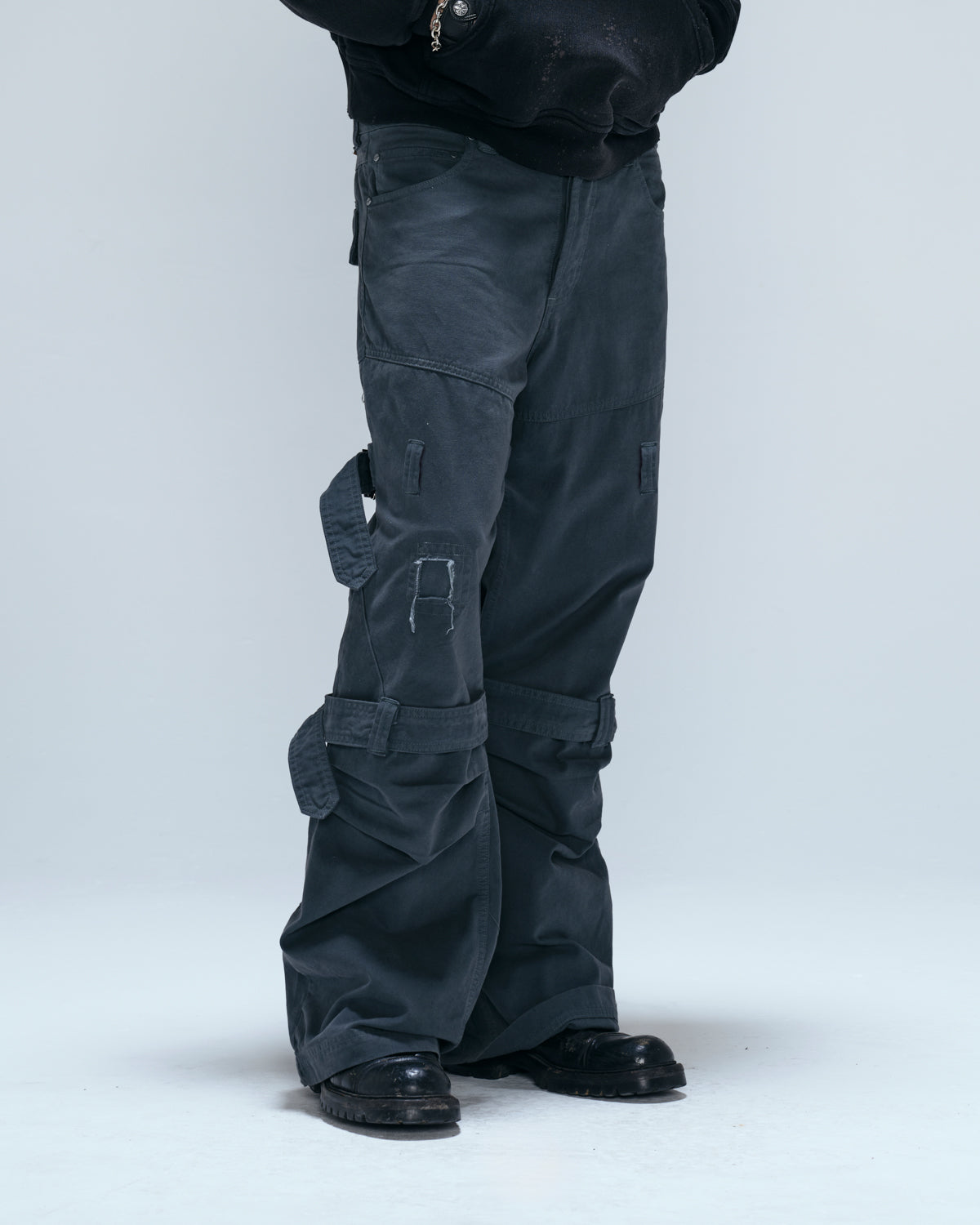 Grey 'Army' Strait Pants
