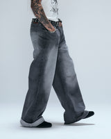 Grey Bone Faded Pants