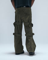Olive 'Army' Strait Pants