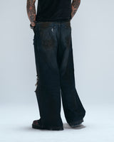 Blue Wild Distressed Denim Pants