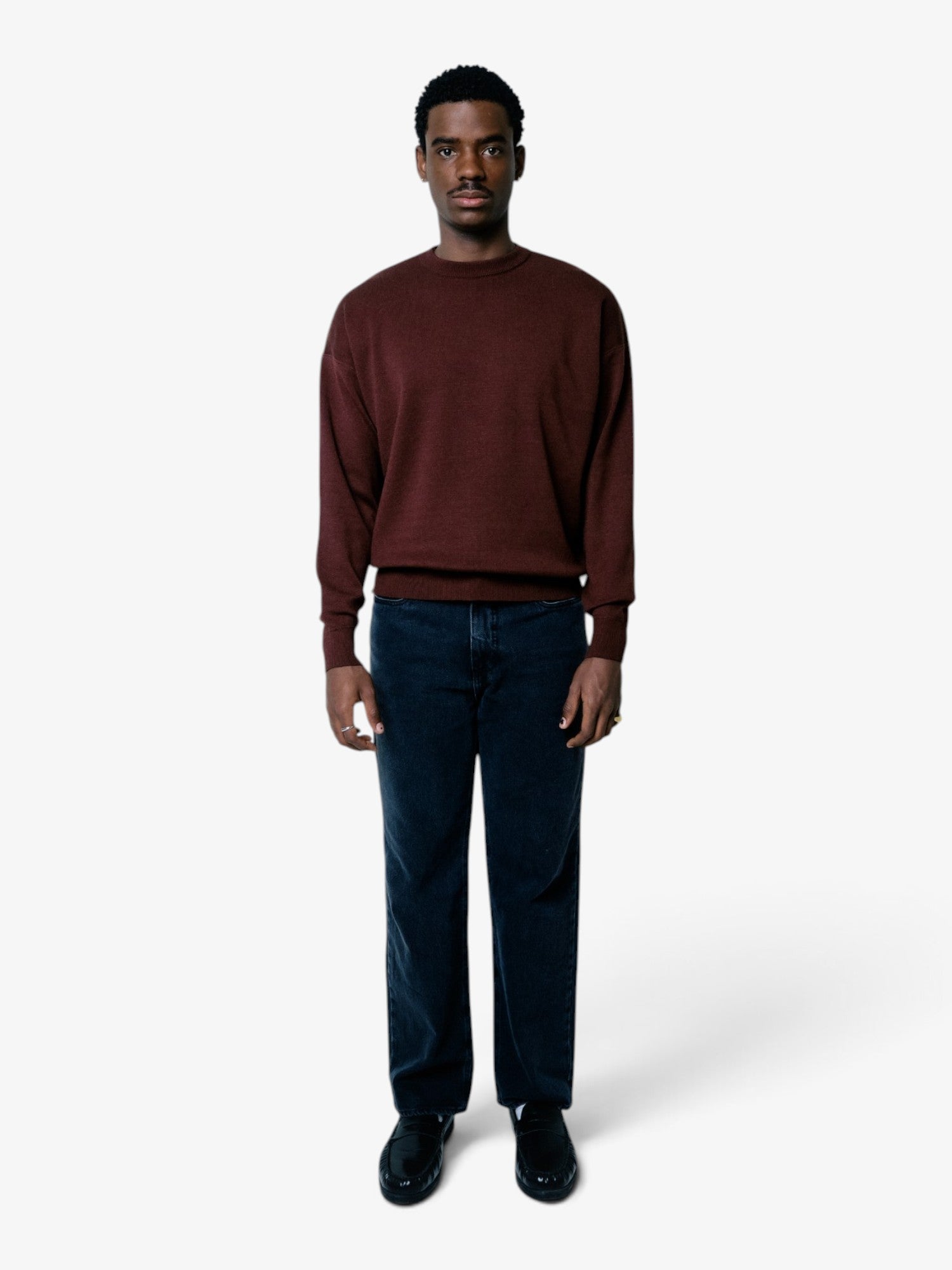 Brown Basic Sweater