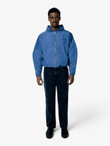Navy Cropped Windbreaker