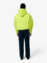 Lime Green Cropped Windbreaker
