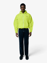 Lime Green Cropped Windbreaker