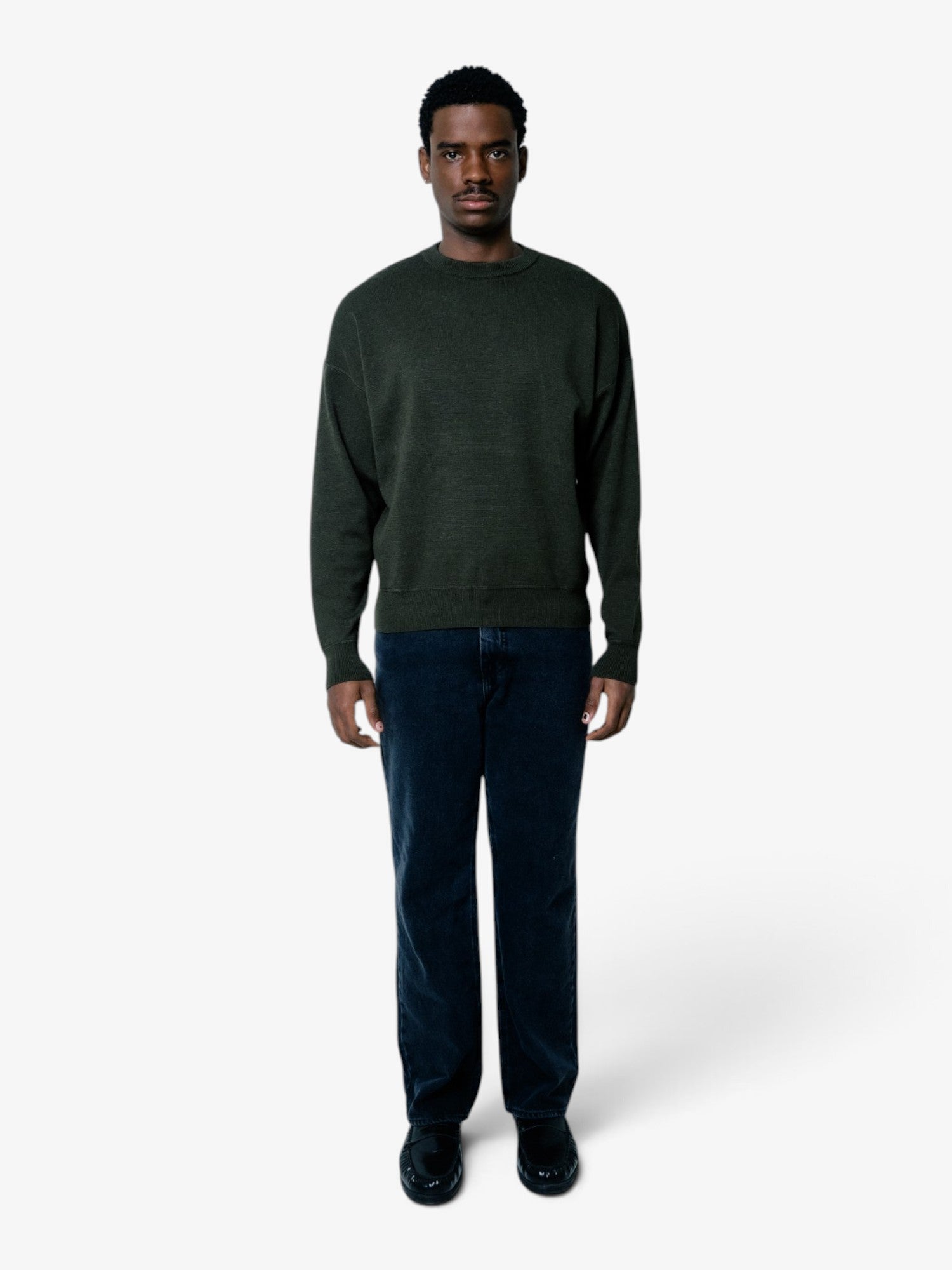 Green Basic Sweater
