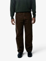 Brown Straight-Leg Jeans