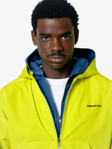 Lime Green Cropped Windbreaker