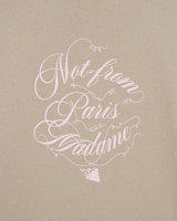 Beige ‘Le T-Shirt Slogan Vignes’ Tee