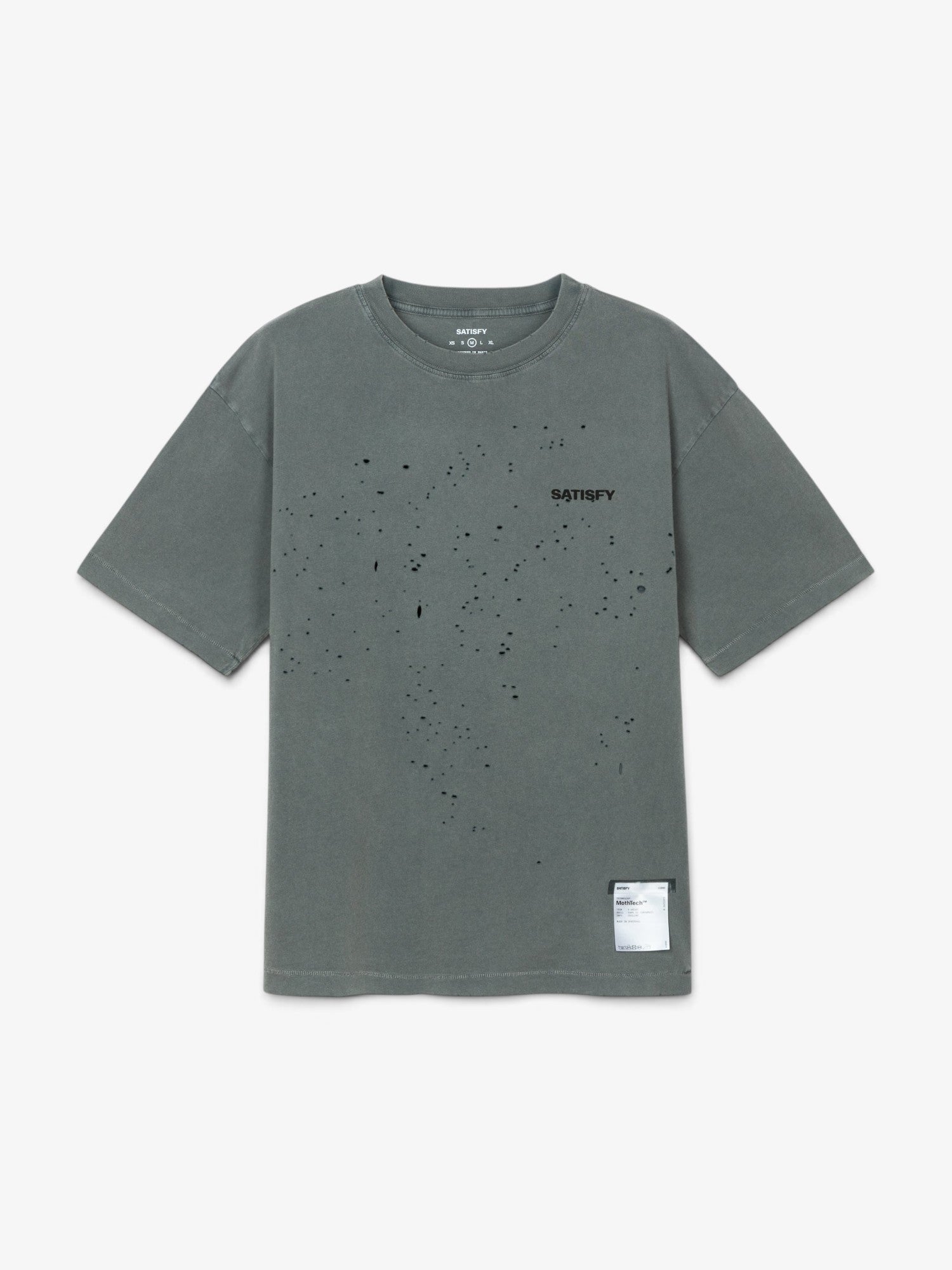 Faded Black MothTech™ 'Logo' Tee