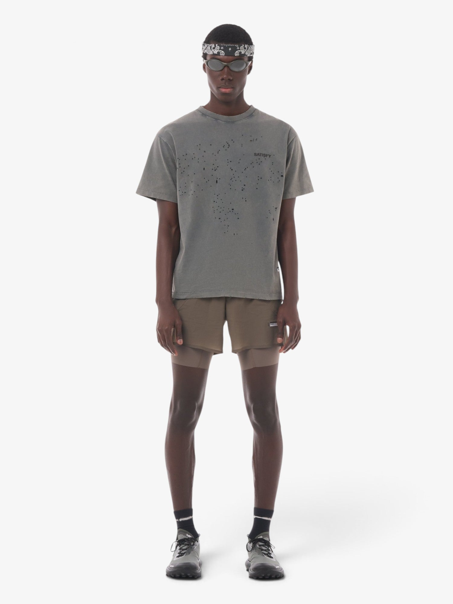 Faded Black MothTech™ 'Logo' Tee