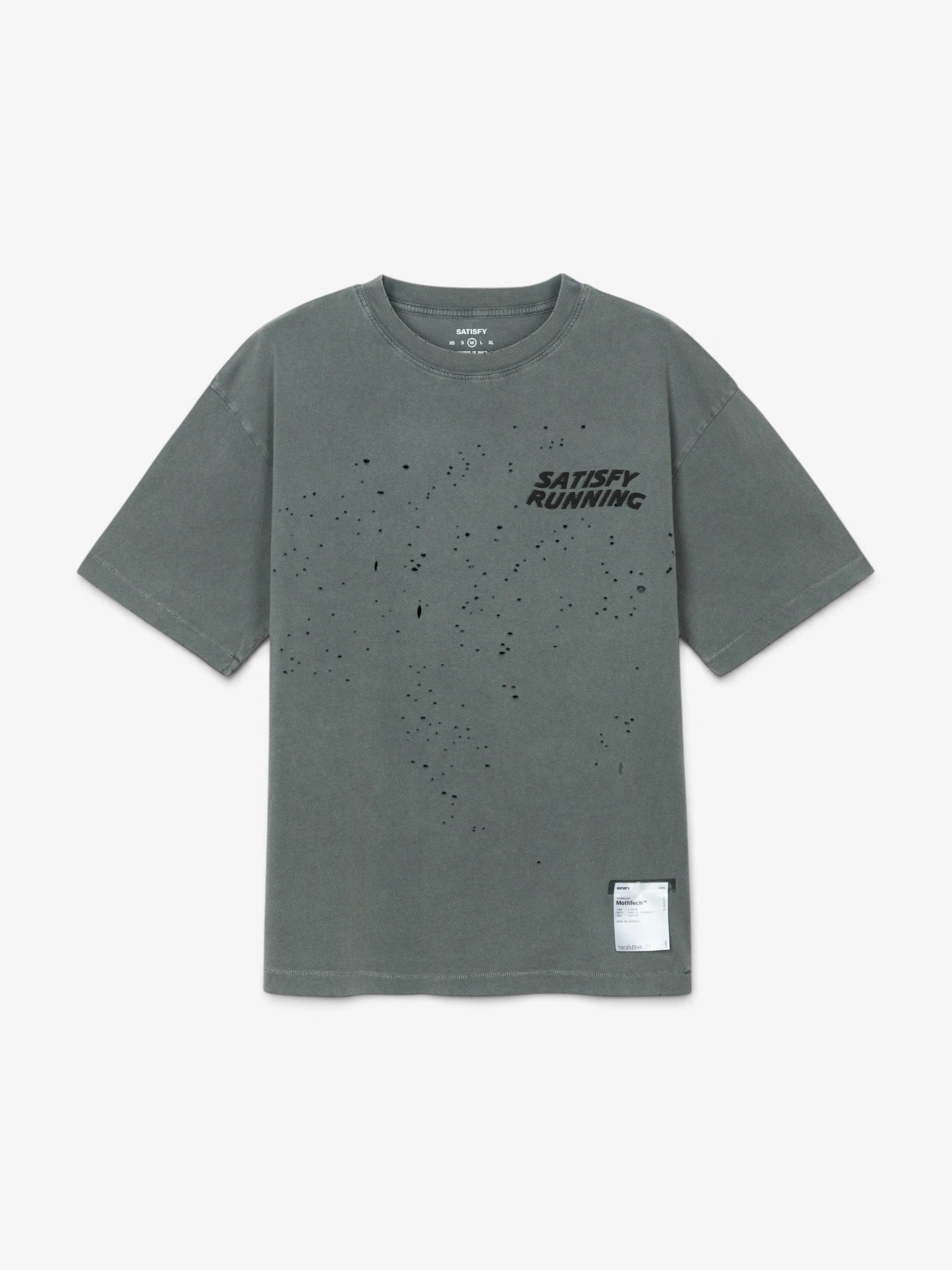 Faded Black MothTech™ 'Wave' Tee