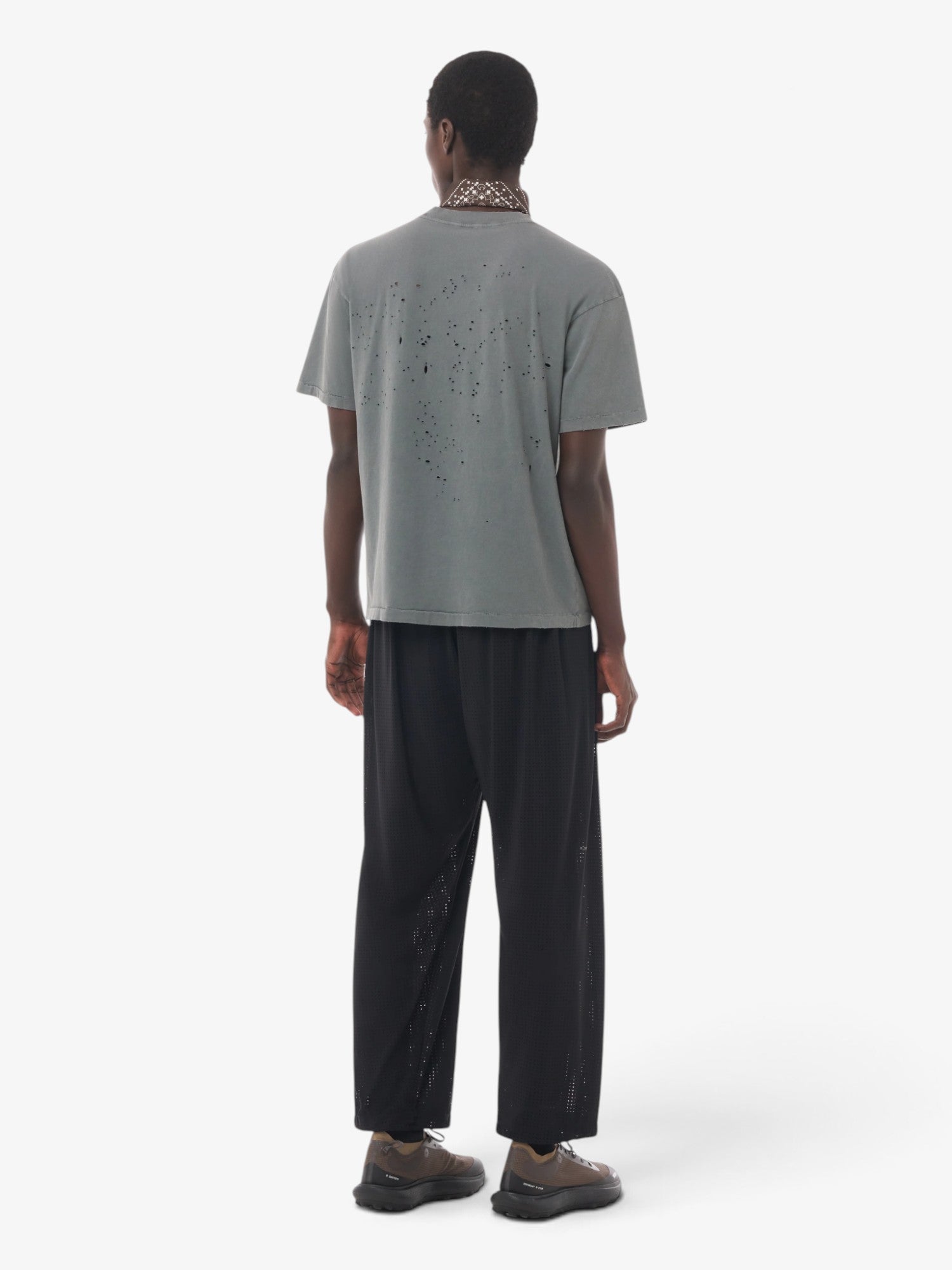 Faded Black MothTech™ 'Wave' Tee