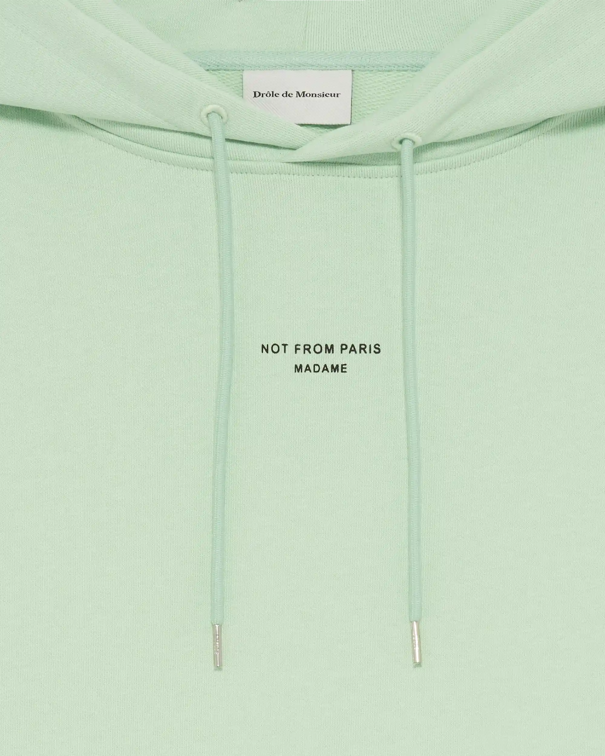Green Le Hoodie Slogan Classique