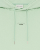 Green Le Hoodie Slogan Classique