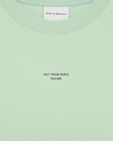 Light Green 'Le T-Shirt Slogan Classique' Tee