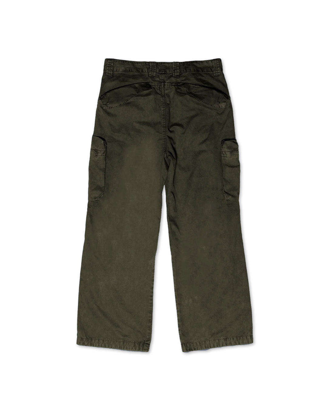 Green Washed Cargo Pants