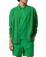 Green Baseline Cardigan