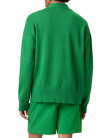 Green Baseline Cardigan