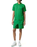 Green Chalenger Cable Zip Polo