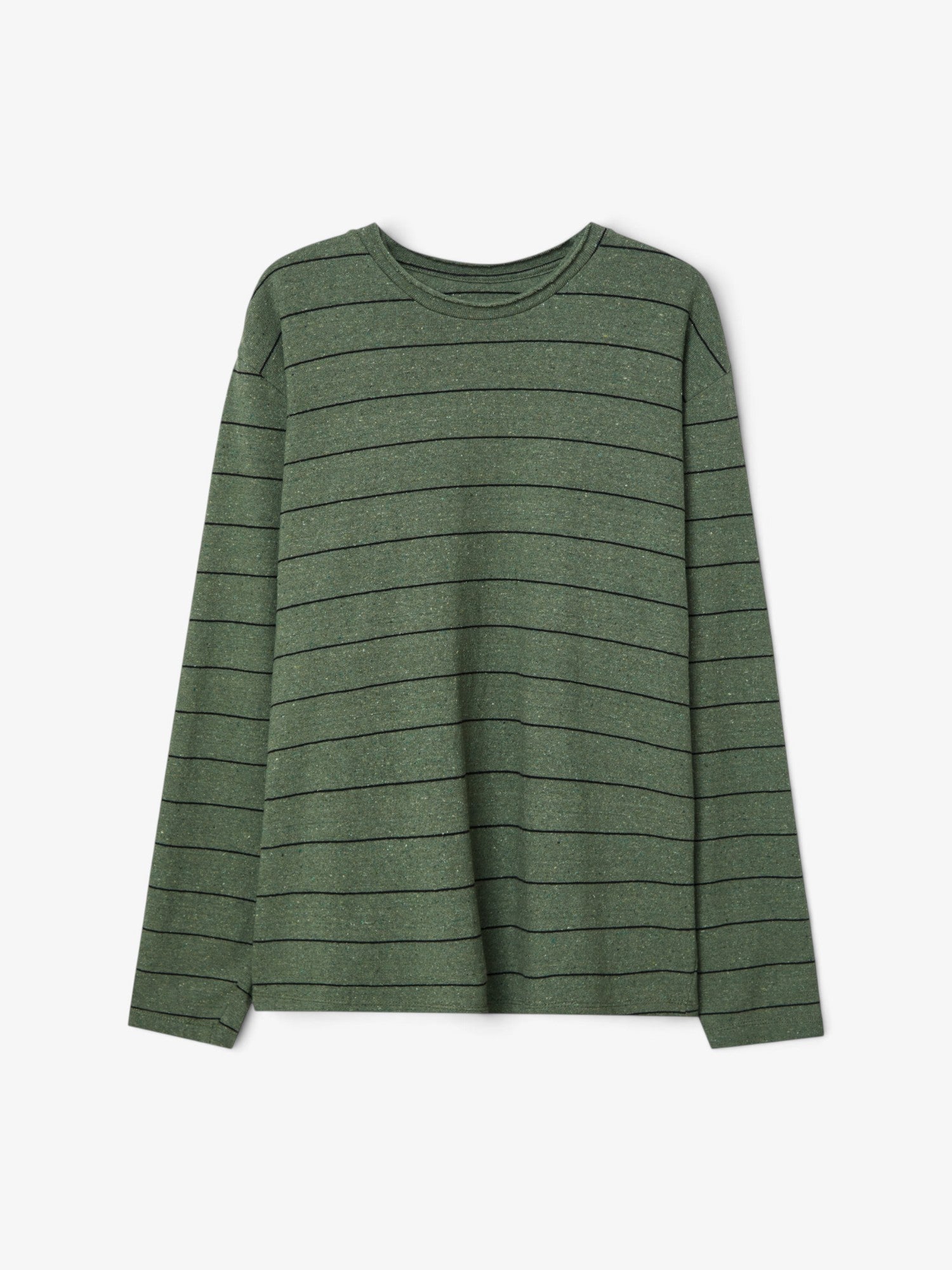 Green Striped Longsleeve Tee