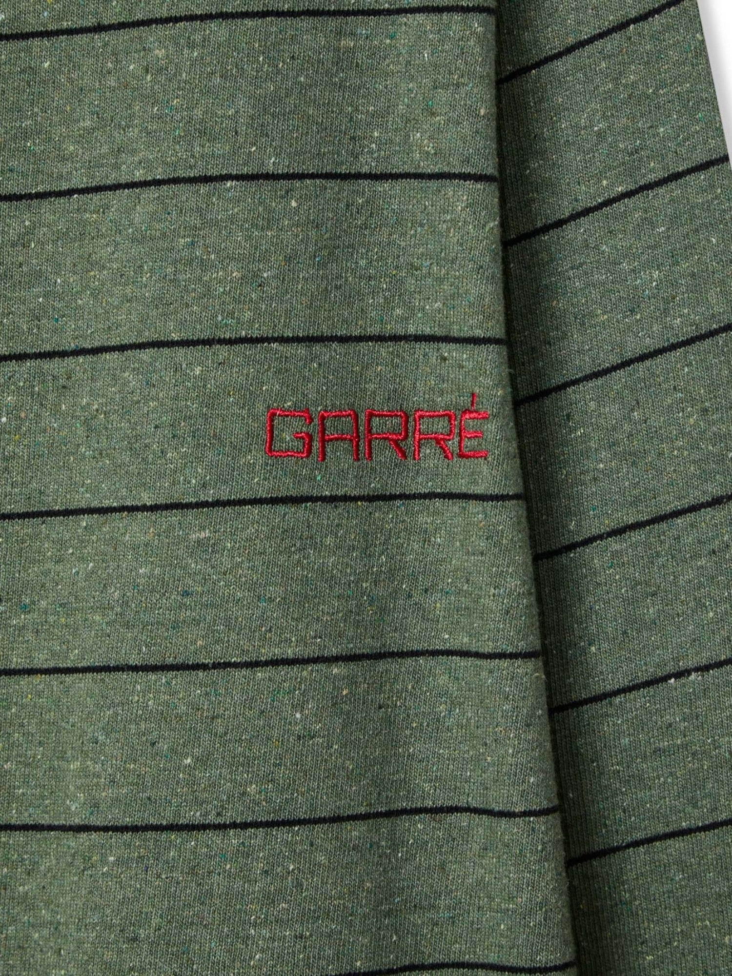 Green Striped Longsleeve Tee