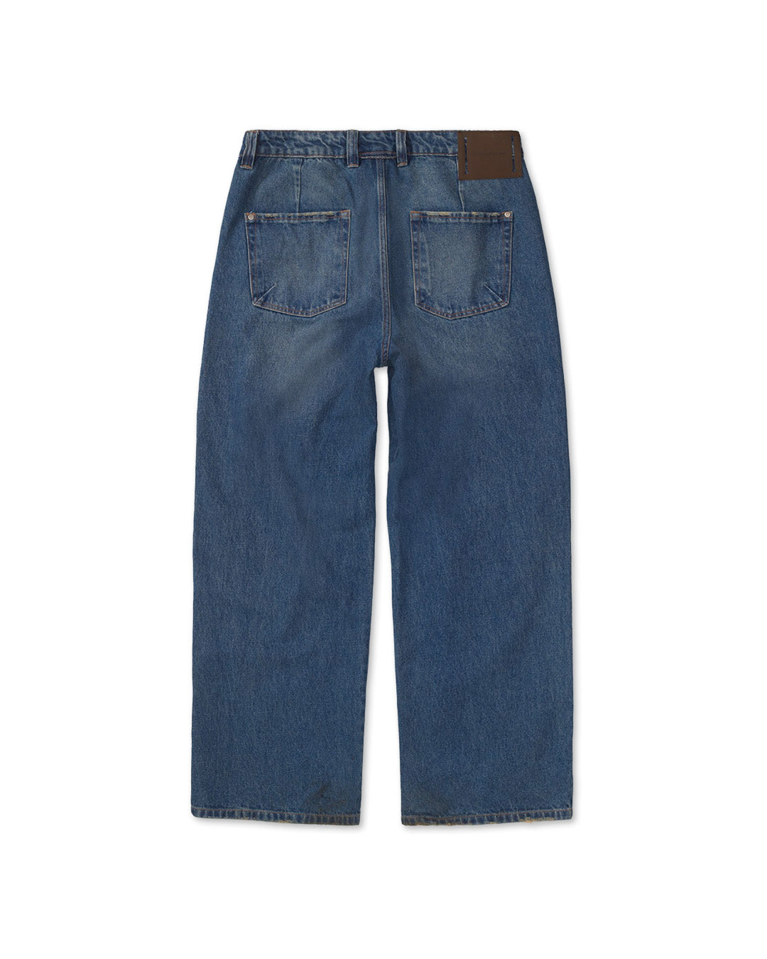 Green Used Loose Flare Trousers