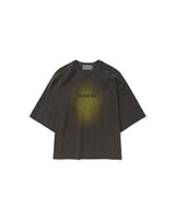 Green Washed 'Burni-in' Raglan Oversized Tee