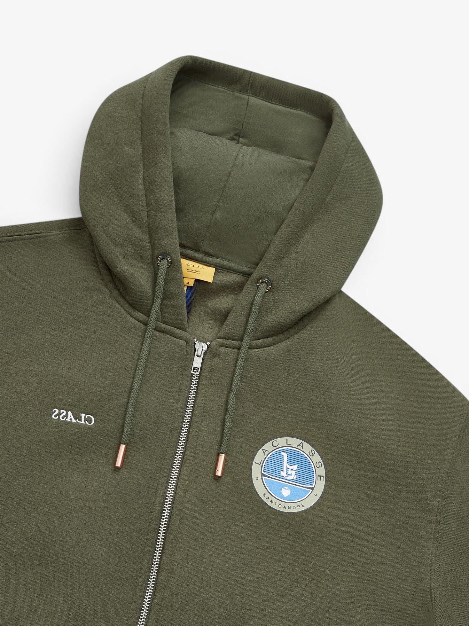 Green 'Bertone' Ziper Hoodie