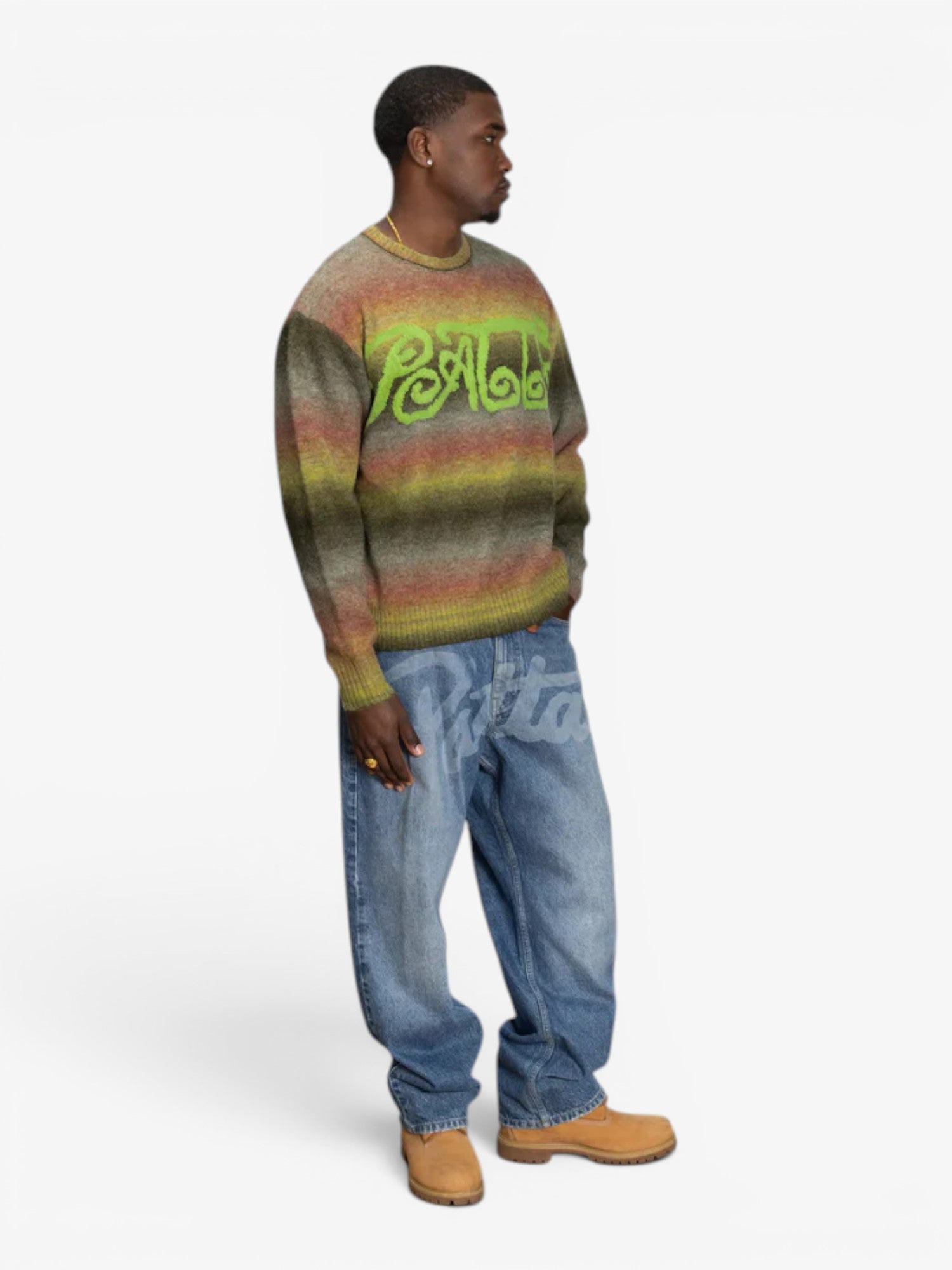 Green 'Curlies' Sweater