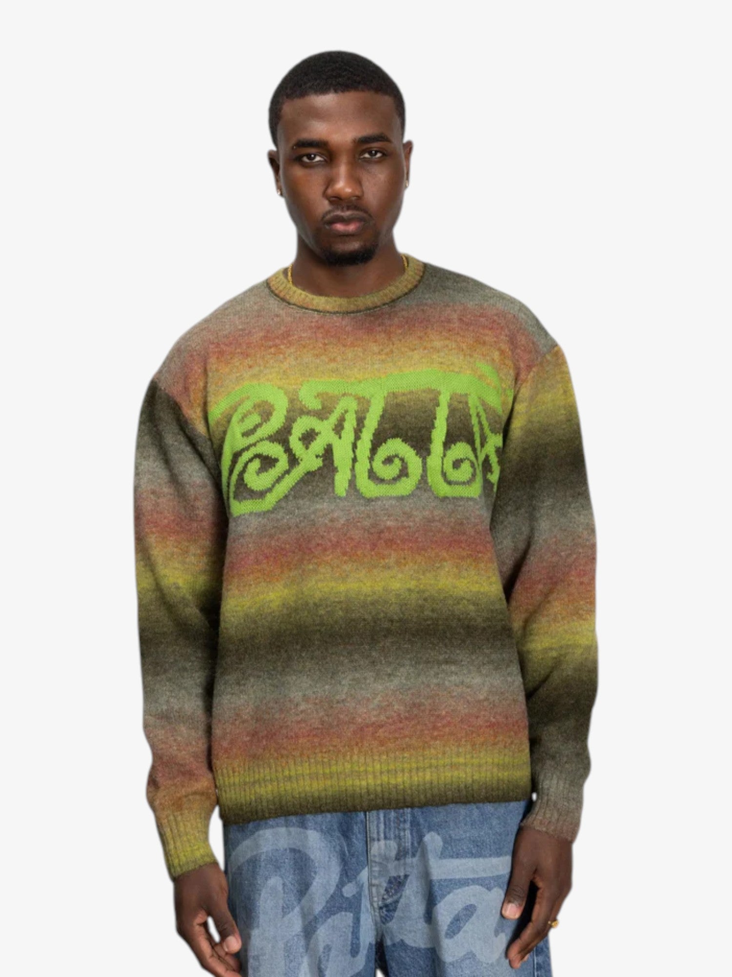 Green 'Curlies' Sweater