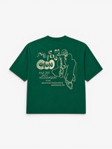 Green 'Fit Jazz Messenger' Boxy Tee