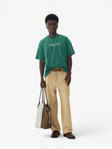 Green 'Fit Jazz Messenger' Boxy Tee