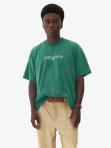 Green 'Fit Jazz Messenger' Boxy Tee