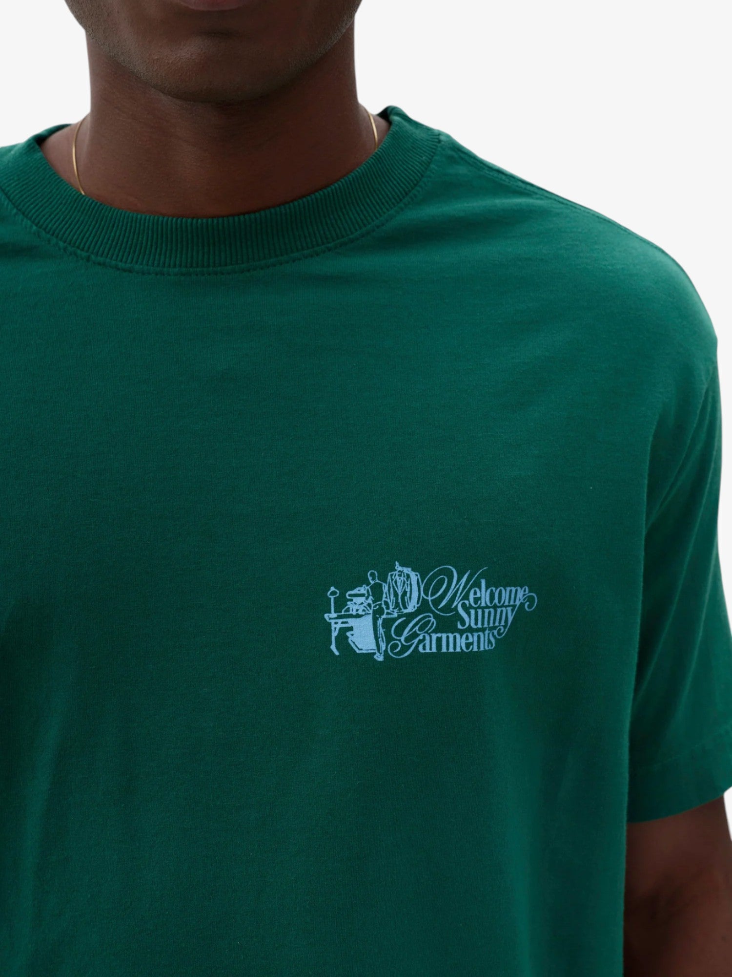 Green 'Signature' Regular Tee