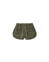 Green Textured 'Volley' Shorts