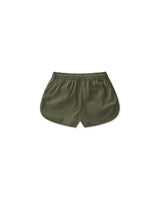 Green Textured 'Volley' Shorts