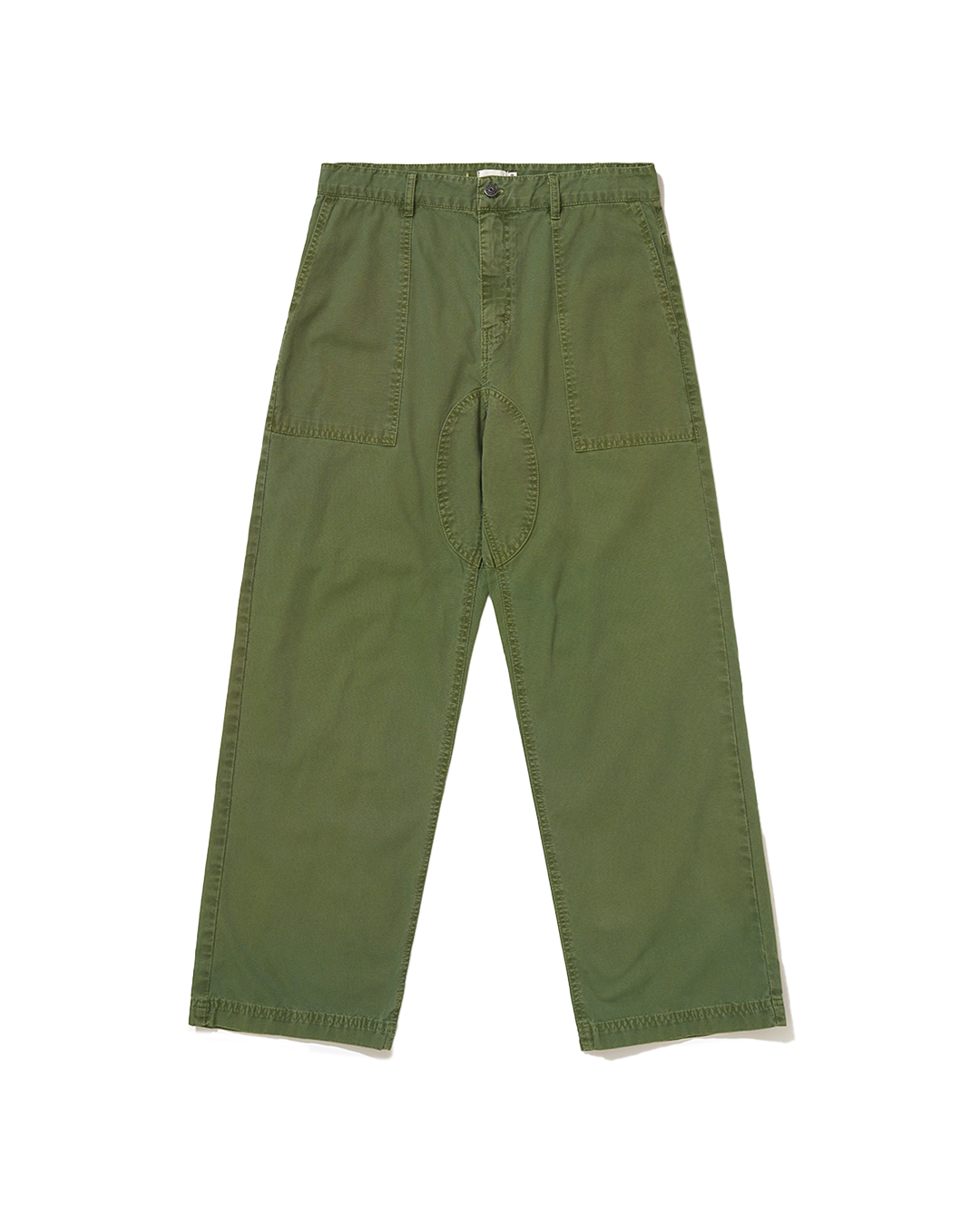 Green Washed Twill Pants