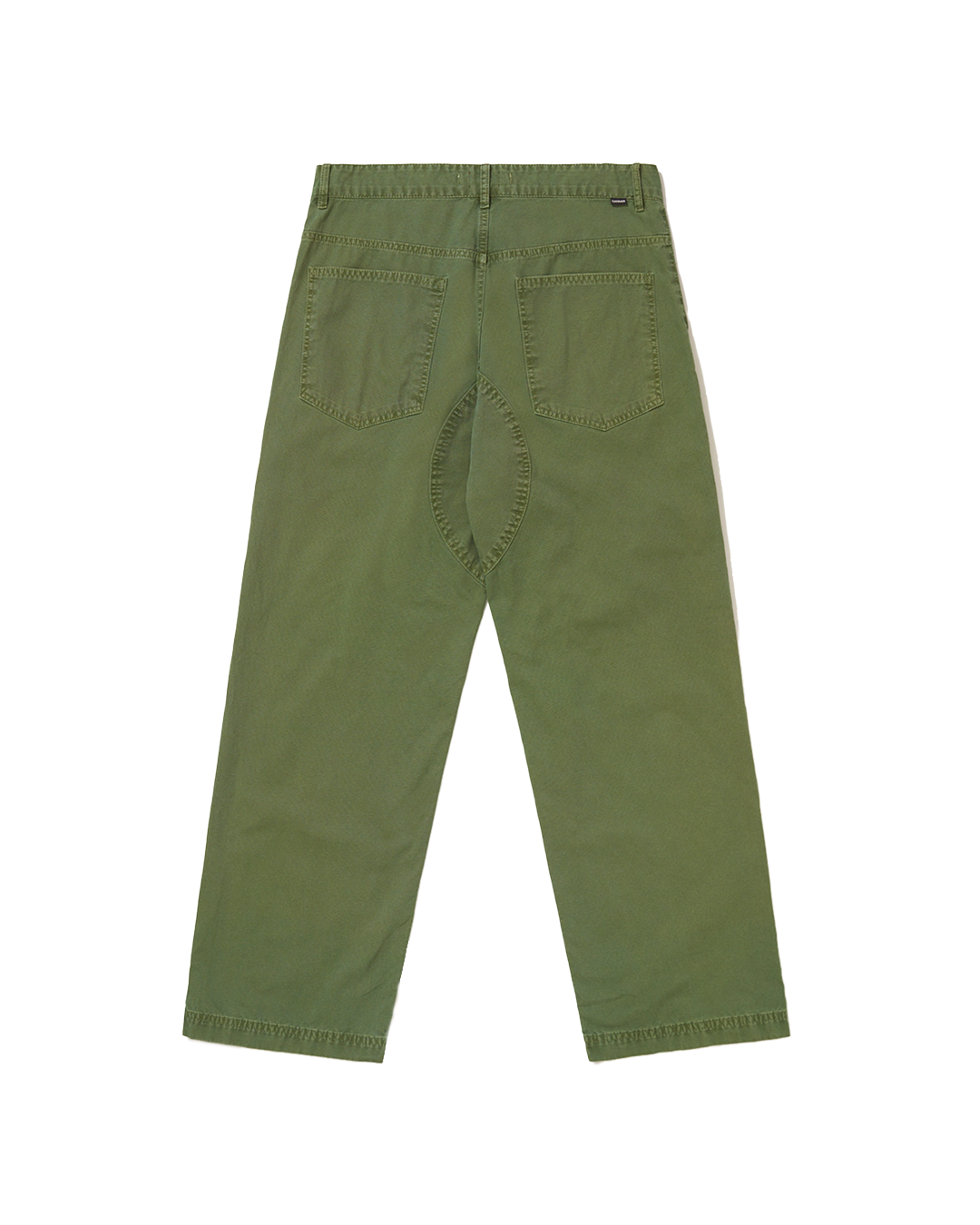 Green Washed Twill Pants