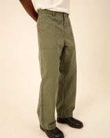 Green Washed Twill Pants