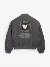 Grey Bomber Jacket X WILLY CHAVARRIA