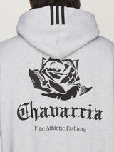 Grey Full Zip Logo Hoodie X WILLY CHAVARRIA