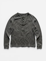 Grey Henley Longsleeve Tee