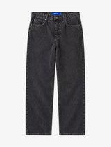 Grey Stone Straight-Leg Jeans